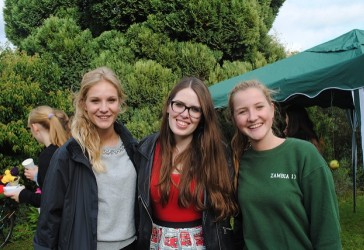 Photo of Beth Craig-Green (centre) at Apple Day 